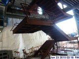 Started installing handrails at Stair -3 Facing West.jpg